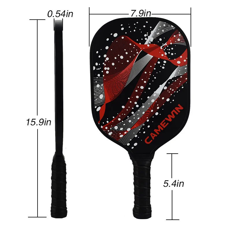 Sporting Pickleball Paddle with Graphite Face &amp; Polymer Honeycomb Core,Balanced  - £70.08 GBP