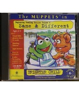 Brighter Child Jim Henson The Muppets Same &amp; Different Ages 2-5 Reading CD - £9.58 GBP