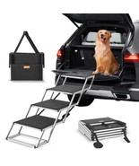 Dog Stair for Cars 4-step Folding Dog Steps Aluminum Loads up to 250 lbs - $107.72