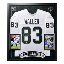 Darren Waller Autographed Las Vegas Raiders Custom Framed Jersey COA Signed JSA - £679.42 GBP