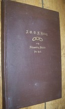 1923 History Independent Order of Odd Fellows Schenectady NY Antique Book IOOF - £38.91 GBP