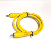 3.5ft Radio Shack Yellow Audio Video Cable / Av Phono Cable Hdtv Dvd Vcr Used - £3.43 GBP