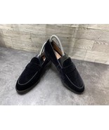 Franco Sarto Loafers Women 7.5 Hudley Shoes Black Snake Embossed Moc Toe... - $34.48 CAD