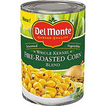 6 Del Monte, Seasoned Vegetables, Whole Kernel Fire-Roasted Corn , 14.5Oz Can(6) - $22.00