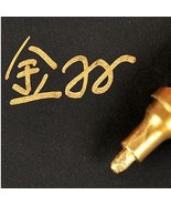 Metallic GOLD PAINT MARKER Oil Base Fine Point permanent Marking Pen PMA... - $27.35