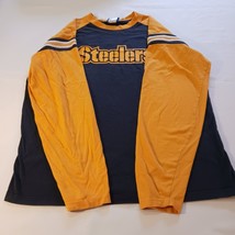 Reebok NFL Pittsburgh Steelers Men's Blue & Yellow T-Shirt Long Sleeve Size L image 7