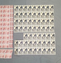 French West Africa Mint Stamp Sheets 50c & 10c Colonial Issues Damaged Panel image 5