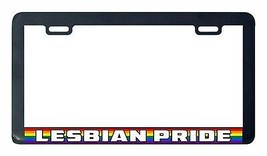 Lesbian pride Gay rainbow LGBTQ license plate frame - £6.33 GBP