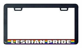 Lesbian pride Gay rainbow LGBTQ license plate frame - £6.22 GBP