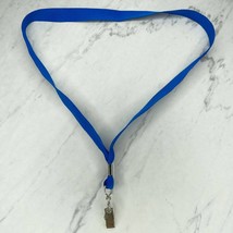 Blue ID Badge Holder School Work Lanyard Necklace - £5.52 GBP