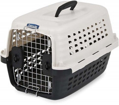 Petmate Compass Kennel Metallic White and Black Pet Carrier for Cats or ... - £48.22 GBP+