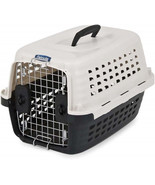 Petmate Compass Kennel Metallic White and Black Pet Carrier for Cats or ... - £48.30 GBP+