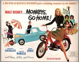 Monkeys, Go Home! Lobby Card 1966-Yvette Mimieux-Dean Jones-Disney - £36.66 GBP