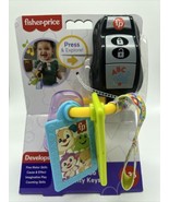 Fisher-Price Laugh &amp; Learn Baby Travel Toy Play &amp; Go Activity Keys Inter... - $10.99
