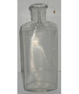 Vintage Iridescent Glass Bottle Apothecary Vase Prop Display Use Barn Du... - €9,41 EUR