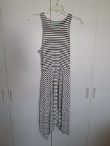 MAURICES LADIES SLEEVELESS RAYON/SPANDEX KNIT DRESS-M-GENTLY WORN-UNEVEN... - £7.60 GBP