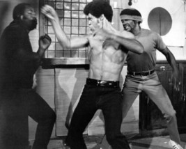 Fists of Fury 1972 Bruce Lee takes on two assailants 8x10 inch photo - £7.79 GBP