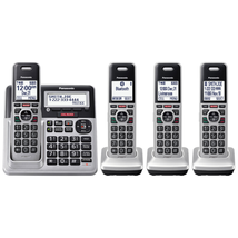 Panasonic KX-TG994 DECT 6.0 Bluetooth 4-Handset Phone Bundle - $133.10