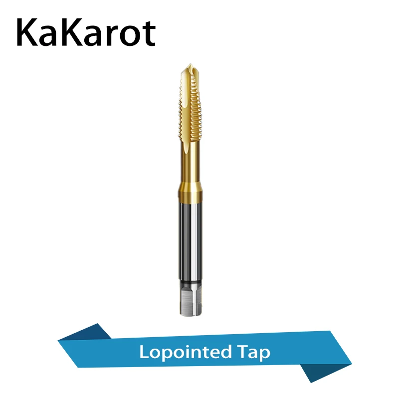 1pc/5pcs/10pcs KaKarot Titanium HSS Screw Thread Tap Drill Bits Straight Slot Ta - $209.66