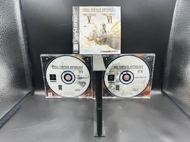 Final Fantasy Anthology PS1  With Manual  ( No Soundtrack) Black Label - £21.93 GBP