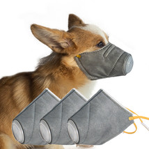 Dogs Anti-fog Haze Masks Anti Dust Gas Pollution Muzzle Dog Soft Face Cotton Mou - £10.80 GBP+