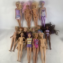 Barbie Doll Lot Hard Plastic Straight Arms &amp; Legs Lot of 14 w/Flaws - £27.42 GBP