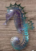 seahorse metal wall art - $75.00