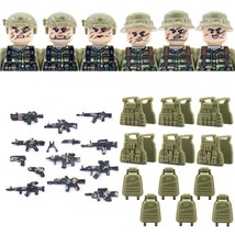 6PCS Modern City SWAT Ghost Commando Special Forces Army Soldier Figures... - £17.53 GBP