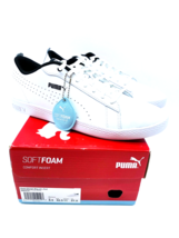 PUMA Women Smash V2 L Perforated Sneakers - WHITE, US 11 / EUR 42.5 - £25.50 GBP