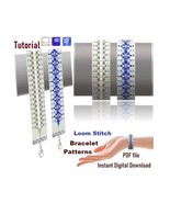 Tutorial Cuff Bracelet Loom Stitch Patterns, Seed beads Preciosa, PDF fa... - $8.13 CAD