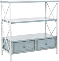 Console Table From The Safavieh American Homes Collection Chandra In Pale Blue - £176.62 GBP