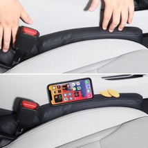Leather Car Seat Gap Filler Universal Fit Organizer for Most Cars Trucks SUVs St - £31.27 GBP