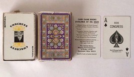 Vintage Congress 606 Cel U Tone Playing Cards Persian Floral Complete Box - £15.53 GBP