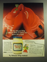 1974 Kraft Miracle Whip Ad - Try this Miracle Whip Miracle Mold - $18.49