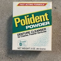 1X Polident Original Powder Denture Cleanser Fast Acting Formula NEW Sea... - $30.84