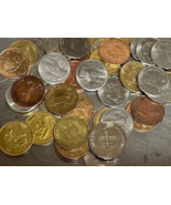 54 ADULT TOKENS, TUMBLE CLEANED, MIXED IMAGES, MIXED METALS - €24,02 EUR