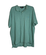 Polo Ralph Lauren Golf Shirt Size XXL Turquoise Knit SS Mens Pony 100% C... - $17.86