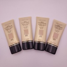 LOT OF 4 Revlon New Complexion Even Out Foundation Makeup Oil-Free SAND ... - £11.83 GBP