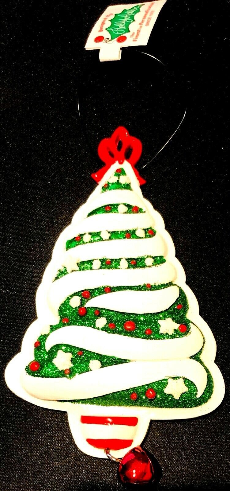 Primary image for 5" Christmas Tree w/ Red Bell~Holly Adler/Kurt Adler~ Ornaments NEW Item #D2605