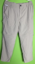Reel Legends 30”Chinchilla Convertible Zip Off Khaki Fishing Pants Size L - £29.55 GBP