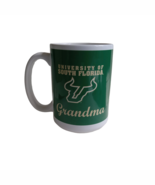 USF Bulls Ceramic Coffee Mug Grandma Green White 4 in Tall x 3 in Diameter - $195.79 MXN