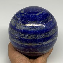 6.95 lbs,4.6&quot;(111mm), Lapis Lazuli Sphere Ball Gemstone @Afghanistan, B27549 - £402.58 GBP