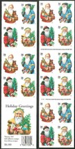 Holiday Greetings Booklet of Twenty 34 Cent Postage Stamps Scott 3537-40 - $14.95