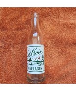 Vintage St. Croix Beverages 7 Oz Clear Glass Bottle Somerset Wisconsin - £7.43 GBP