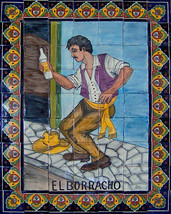 Mexican Tile Mural - £420.84 GBP