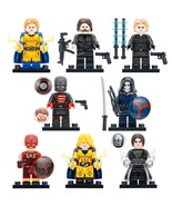 8pcs Thunderbolts Sentry Bucky Yelena US Agent Ghost Minifigures Minifig... - $19.99