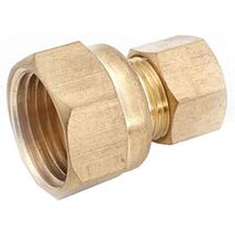 Anderson Metals 750066-0806 1/2-Inch by 3/8-Inch Compression Coupling - $26.13 CAD