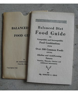 Vintage 1948 Booklet Balanced Diet Food Guide by Edmund Gray - £13.33 GBP