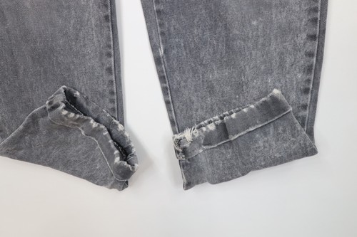 Vintage 80s 90s Streetwear Womens 28 Thrashed Pleated High Waist Denim Jeans Item image 5