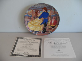 1994 Disney Beauty &amp; The Beast Collector Plate &quot;The Spell Is Broken&quot; - $44.99